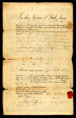 Probated will of Morris Downan, 1782