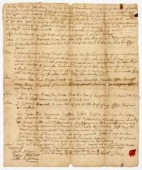 Probated will of Robert Coles, 1782