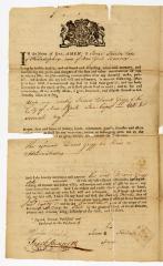 Probated will of Isaac Farrier, 1782