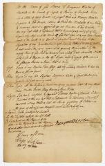 Probated will of Benjamin Horton, 1782