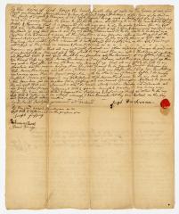 Probated will of Joseph Hinchman, 1782