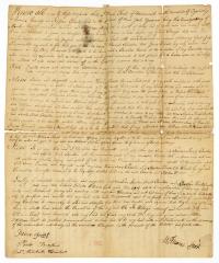 Probated will of William Frost, 1782