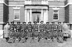 Thomas Indian School Photograph.  Girl Scout Troop