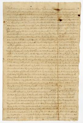 Probated will of John Munsey, 1782