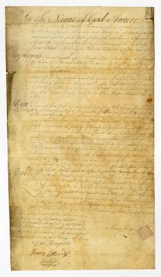 Probated will of Moses Marden, 1782