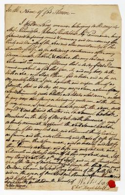Probated will of Walter Long, 1782
