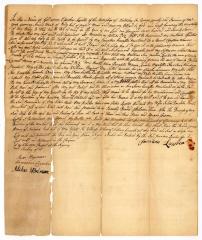 Probated will of Jacobus Luister, 1782