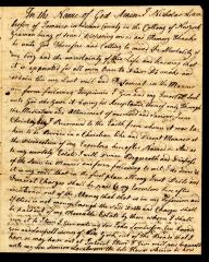 Probated will of Nicholas Lamberson, 1782