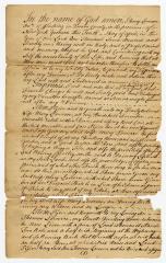 Probated will of Henry Lowerre, 1782