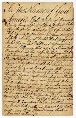 Probated will of John Johnston, 1782