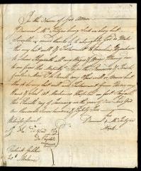 Probated will of Daniel McIntyre, 1782