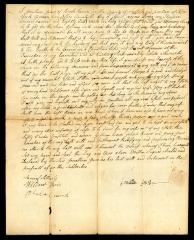 Probated will of Jonathan Jones, 1782