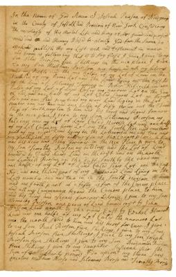 Probated will of Josiah Peirson, 1782