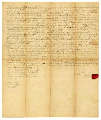 Probated will of Ichabod Sayre, 1782