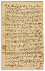 Probated will of Jannatje Remsen, 1782