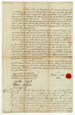 Probated will of Edward Price, 1782