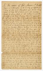 Probated will of Bethuel Reeve, 1782