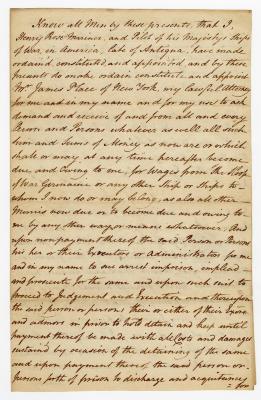 Probated will of Henry Rose, 1782