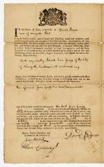 Probated will of David Rodgers, 1782