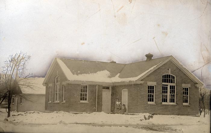 Thomas Indian School Photograph. Exterior View of Laundry Building and Vegetable Cellar