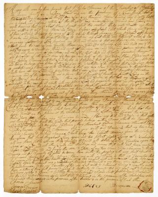 Probated will of Giles Seaman, 1782