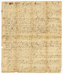 Probated will of Stephen Topping, 1782