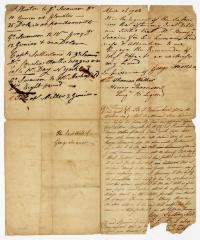 Probated will of George Swanson, 1782