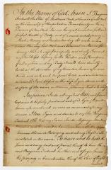 Probated will of Benjamin Tredwell, 1782