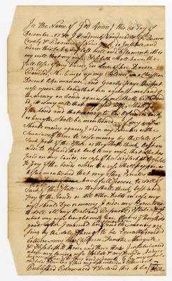 Probated will of Hendrick Vanderbilt, 1782