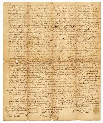 Probated will of Garret Vanwicklen, 1782