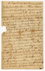 Probated will of Thomas C. Williams, 1782