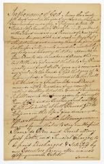 Probated will of Peter Vandewater, 1782