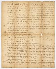 Probated will of Seth Worth, 1782