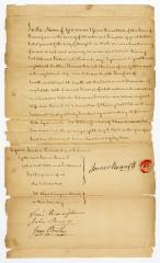 Probated will of James Bennett, 1783