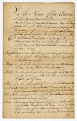 Probated will of Leah Brevoort, 1783