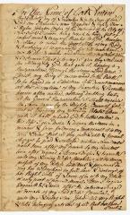 Probated will of Balm Johnson Cozine, 1783