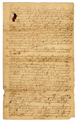 Probated will of Elias Clapp, 1783