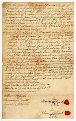 Probated will of Marica Demott, 1783