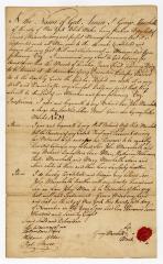 Probated will of George Marschalk, 1779