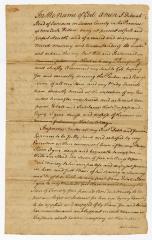 Probated will of Deborah Steed, 1779