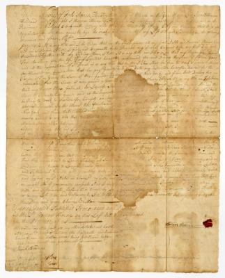 Probated will of Thomas Thorn, 1779