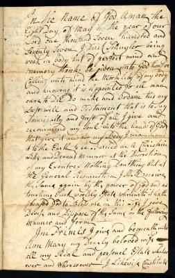 Probated will of Dirck Schuyler, 1779