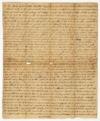 Probated will of Edmund Smith, 1779