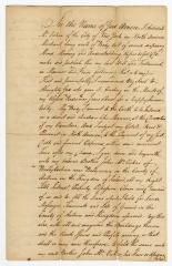 Probated will of Archibald McVickar, 1779