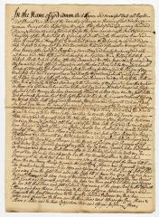Probated will of Barent Van Horn, 1779