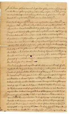 Probated will of Joseph Pettit, 1779