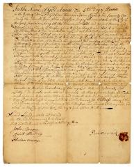 Probated will of Rinier Nack, 1779