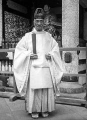 Shinto Priest. Nikko, Japan