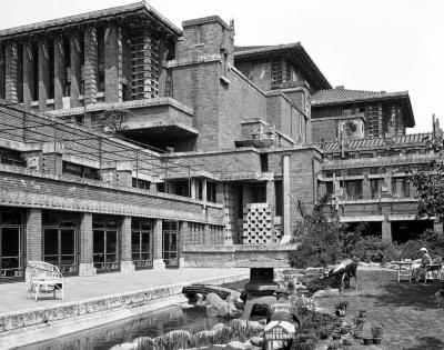 Imperial Hotel, Corner of Court and Garden. Tokyo, Japan