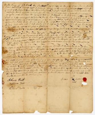 Probated will of Johannes Brewer, 1780